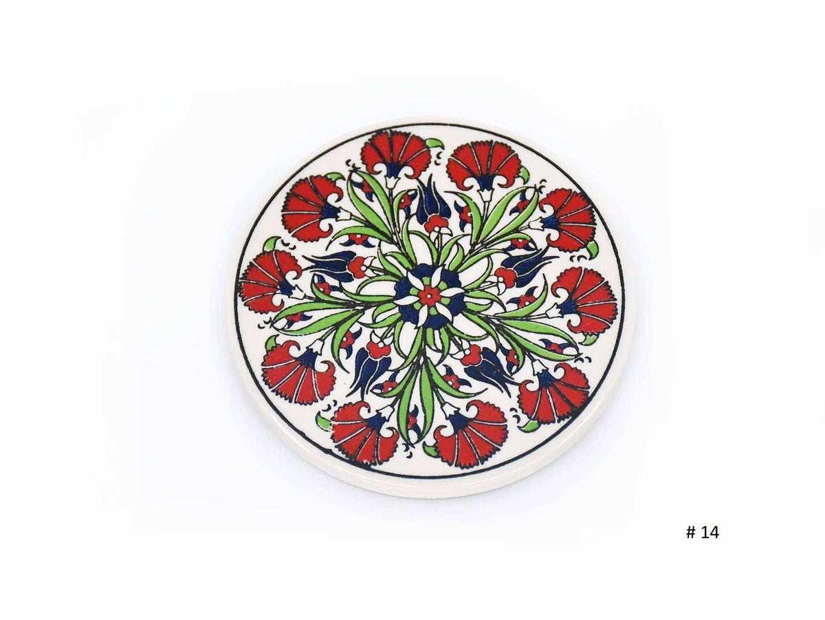 Turkish Ceramic Coaster Iznik Collection