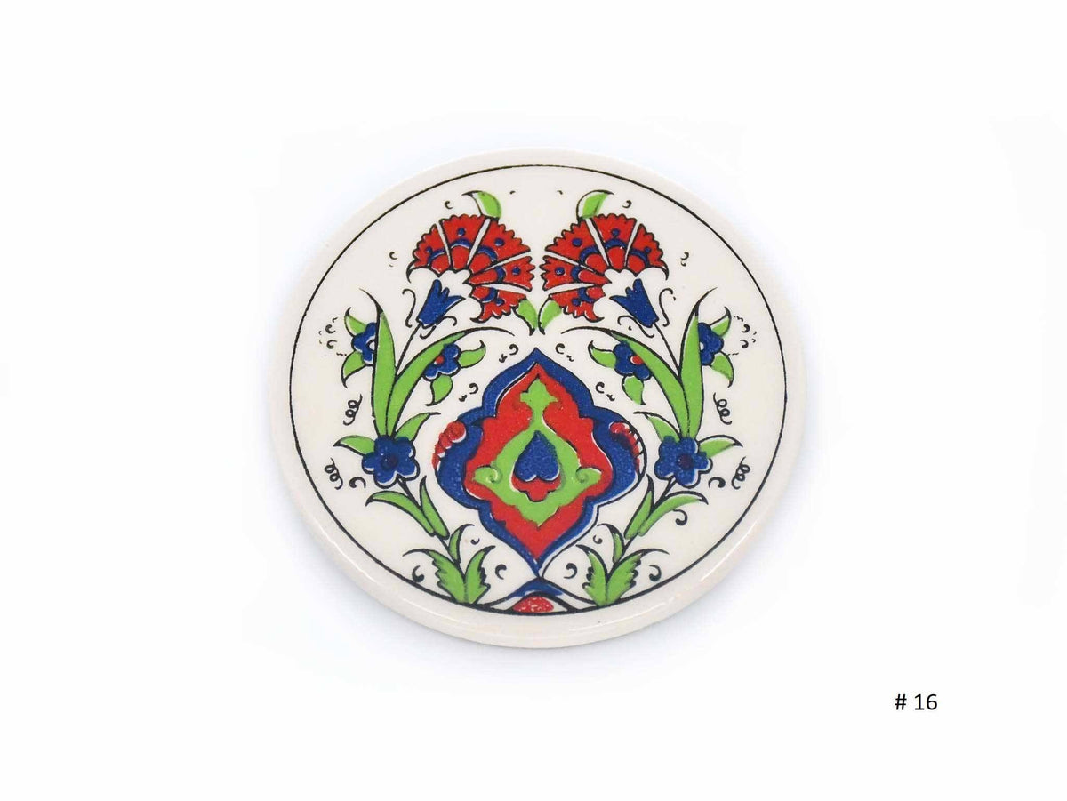 Turkish Ceramic Coaster Iznik Collection