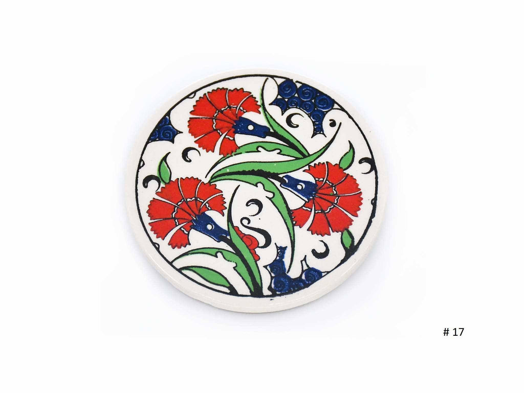 Turkish Ceramic Coaster Iznik Collection
