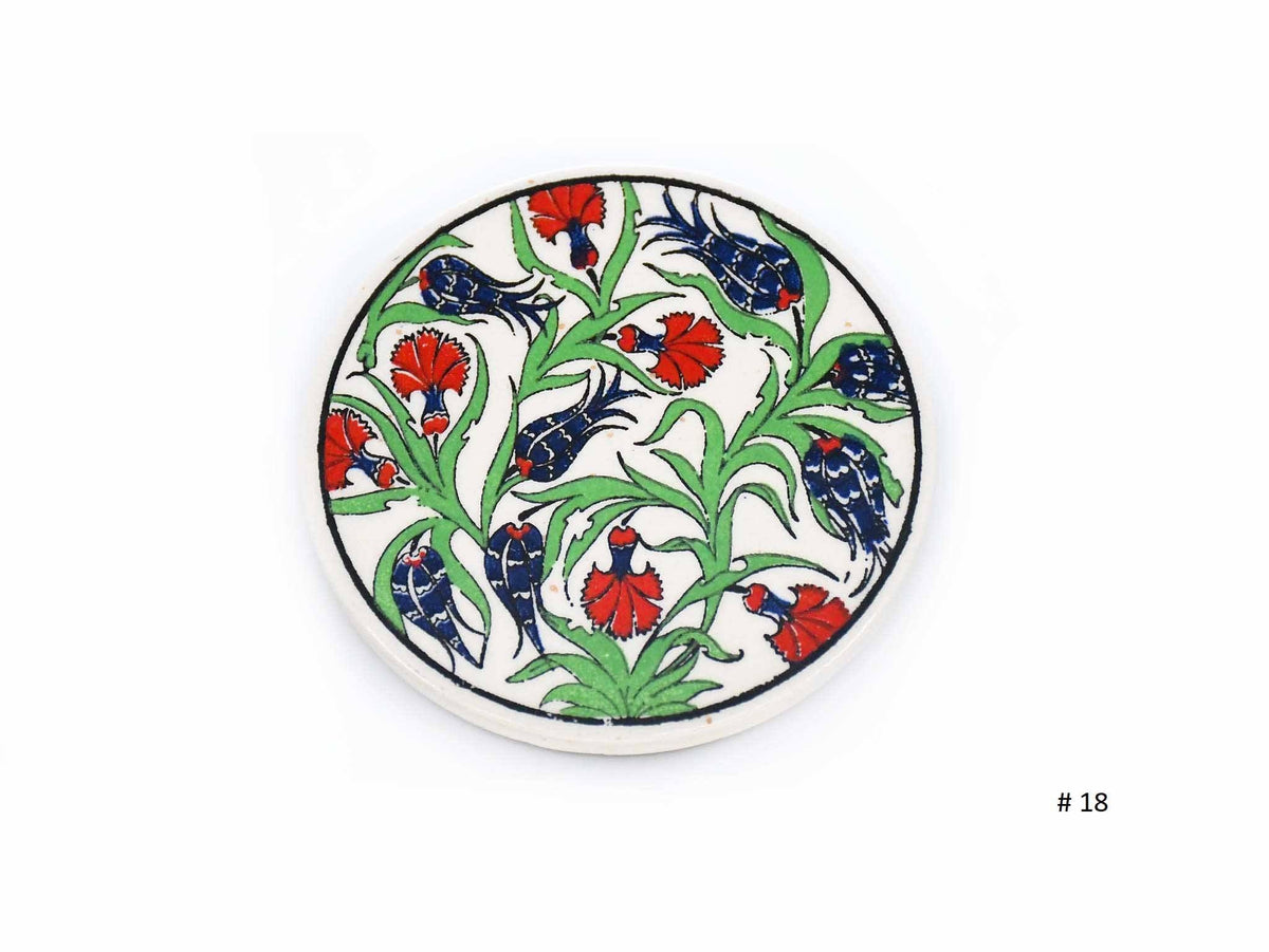 Turkish Ceramic Coaster Iznik Collection