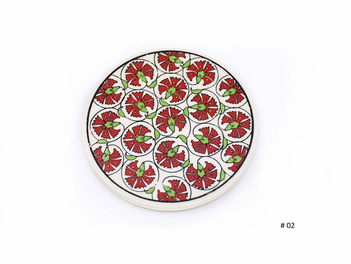 Turkish Ceramic Coaster Iznik Collection