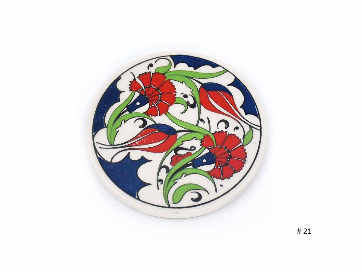 Turkish Ceramic Coaster Iznik Collection