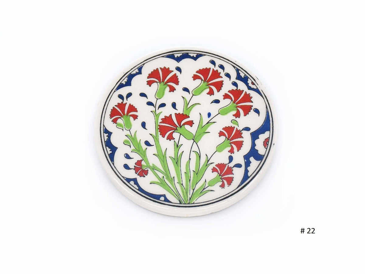 Turkish Ceramic Coaster Iznik Collection