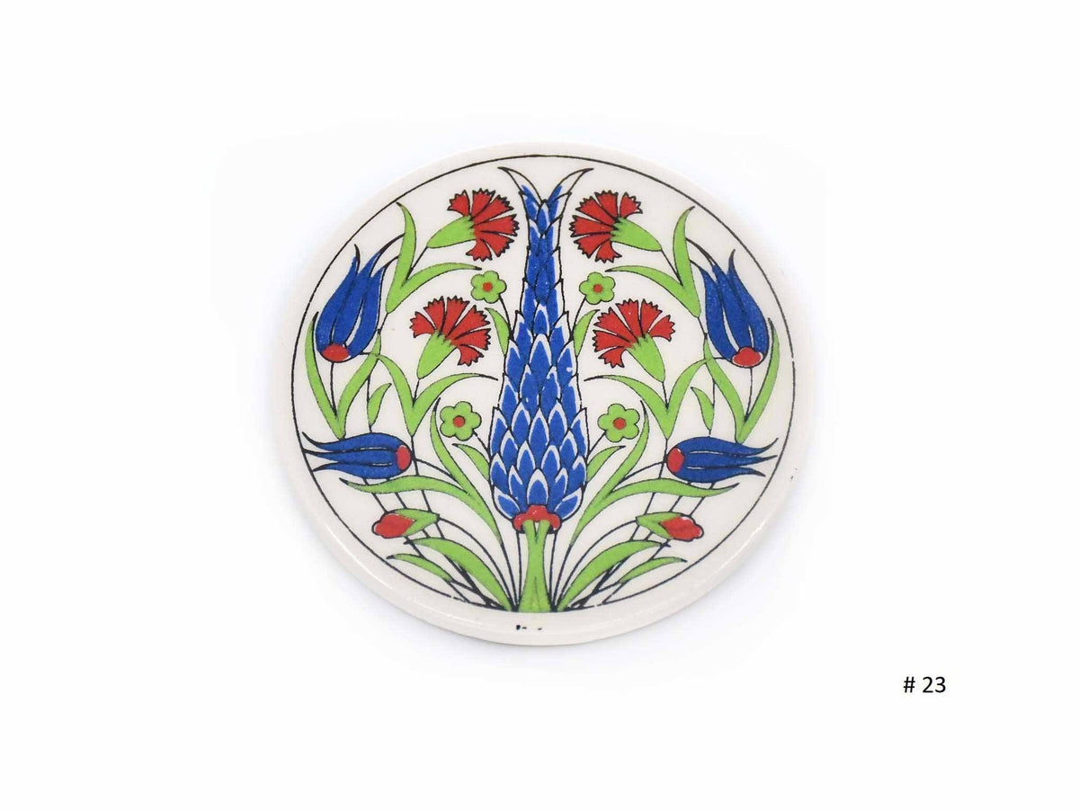 Turkish Ceramic Coaster Iznik Collection