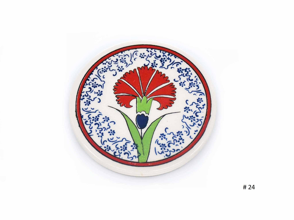 Turkish Ceramic Coaster Iznik Collection