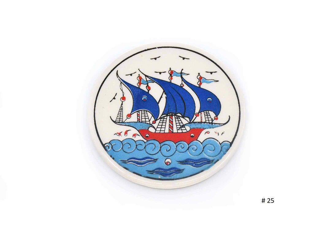 Turkish Ceramic Coaster Iznik Collection