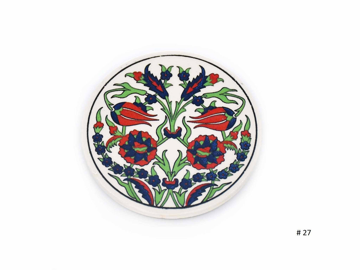 Turkish Ceramic Coaster Iznik Collection