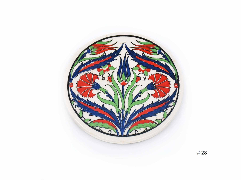 Turkish Ceramic Coaster Iznik Collection