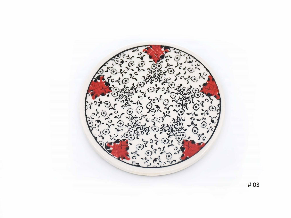 Turkish Ceramic Coaster Iznik Collection