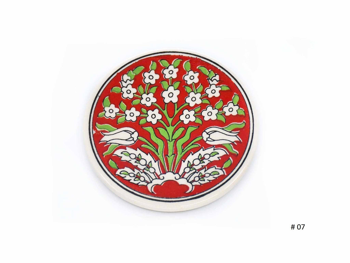 Turkish Ceramic Coaster Iznik Collection