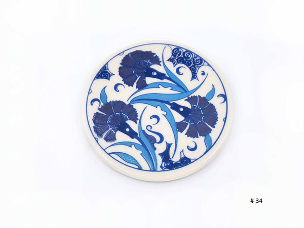 Turkish Ceramic Coaster Iznik Collection