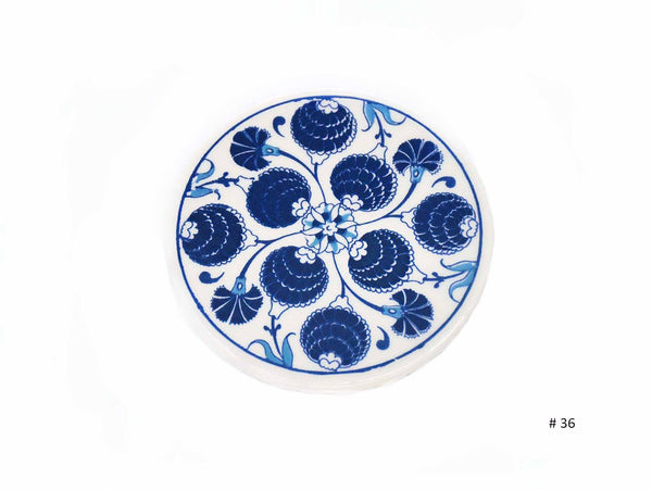 Turkish Ceramic Coaster Iznik Collection