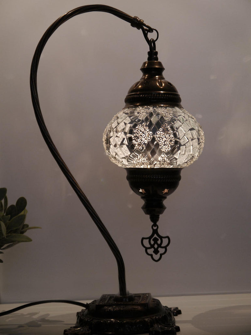 Turkish Lamp Hanging Clear Diamond Beads