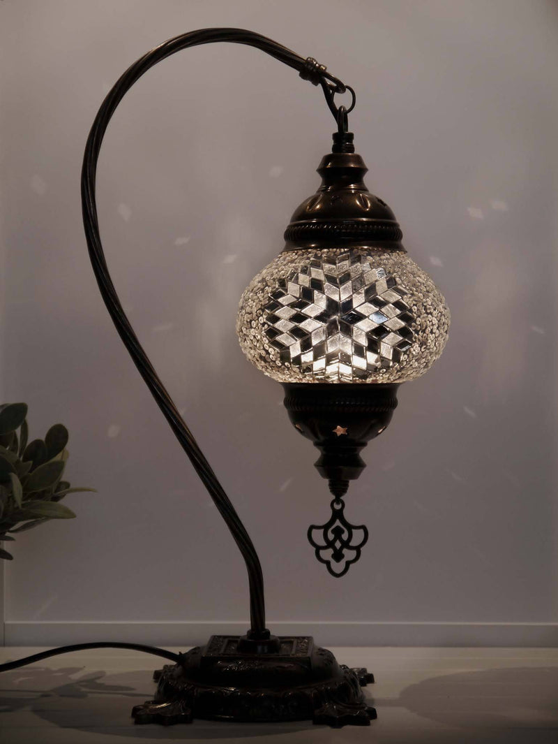 Turkish Lamp Hanging Clear Traditional Star Beads