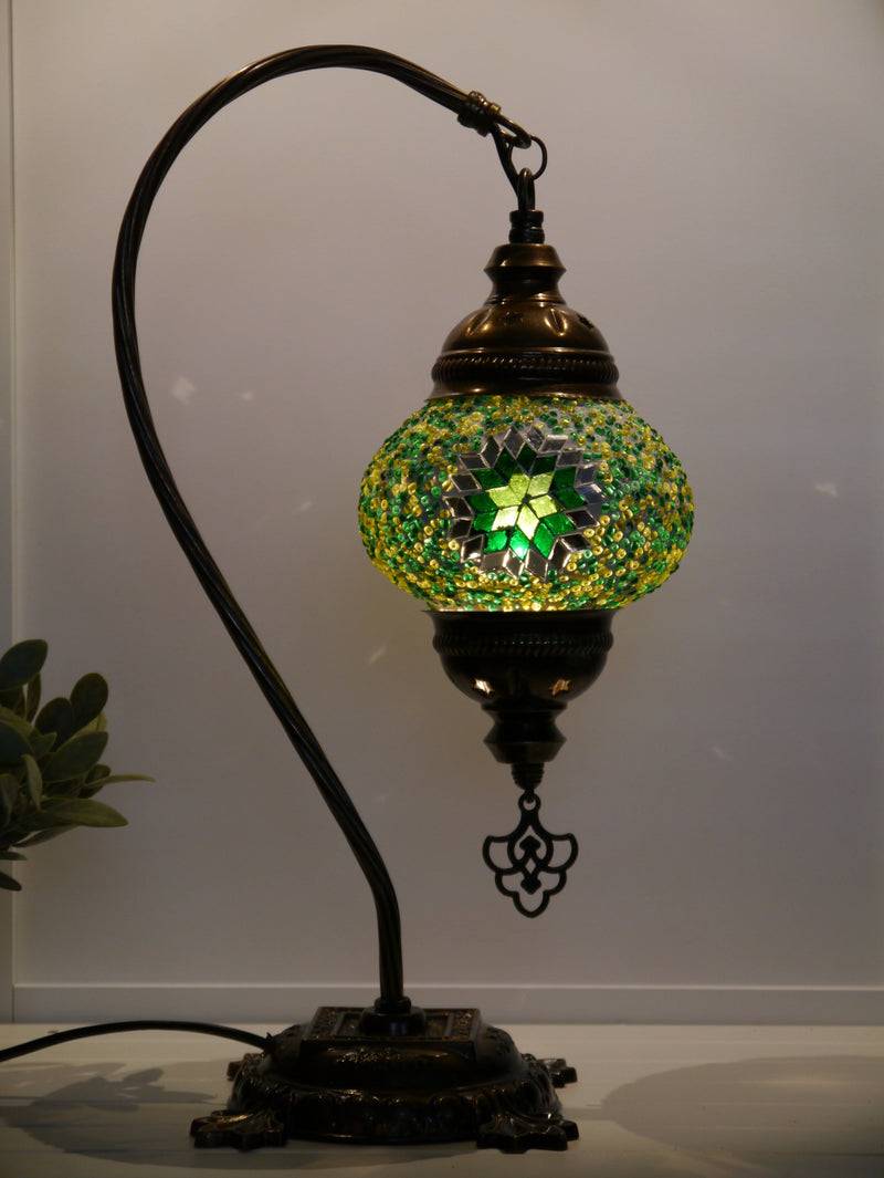 Green Colour Turkish Lamps Australia