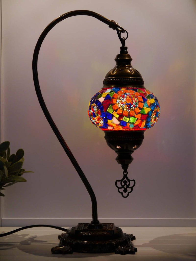 Turkish Lamp Hanging Multicoloured Mix Circle