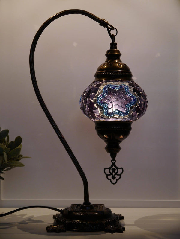 Turkish Lamps Purple Colour Australia