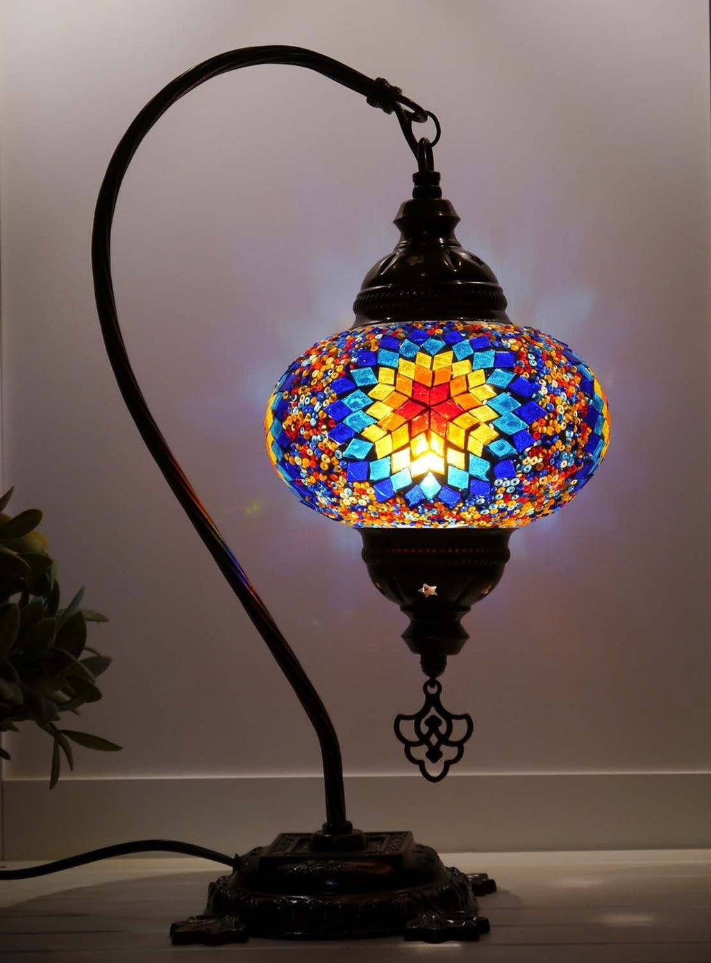 Turkish Lamp Multicoloured Fancy Star