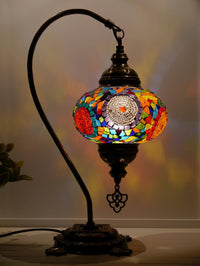 Turkish Lamp Multicoloured Mosaic Mix Circle New Side 1