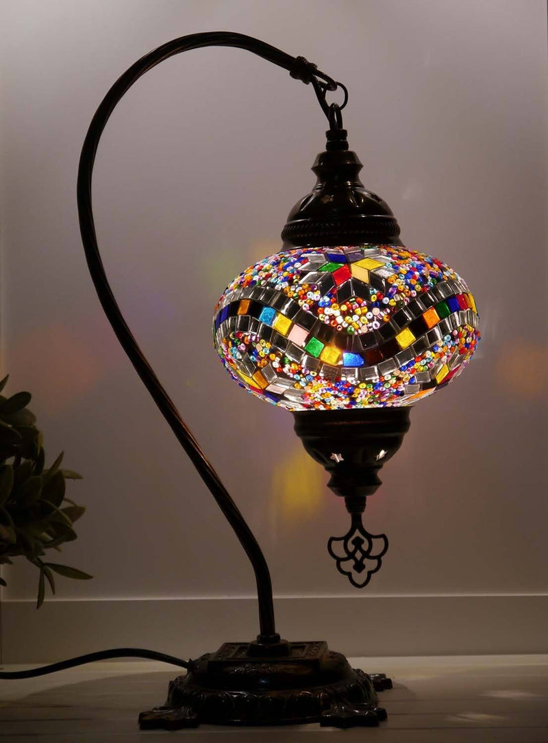 Turkish mosaic lamp colourful Australia