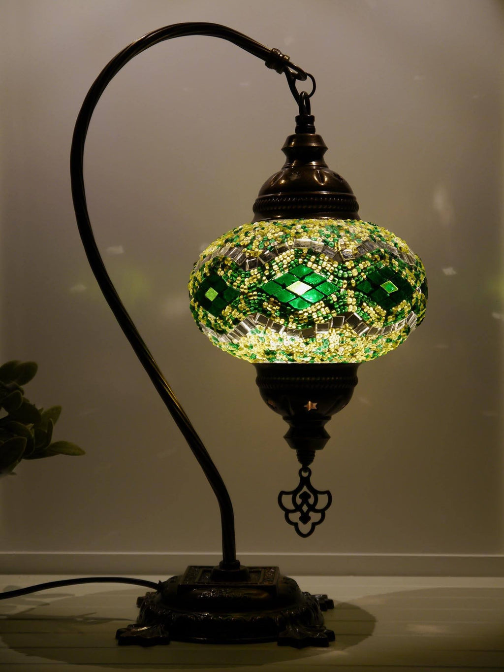 Turkish Lamps Green Colour Australia