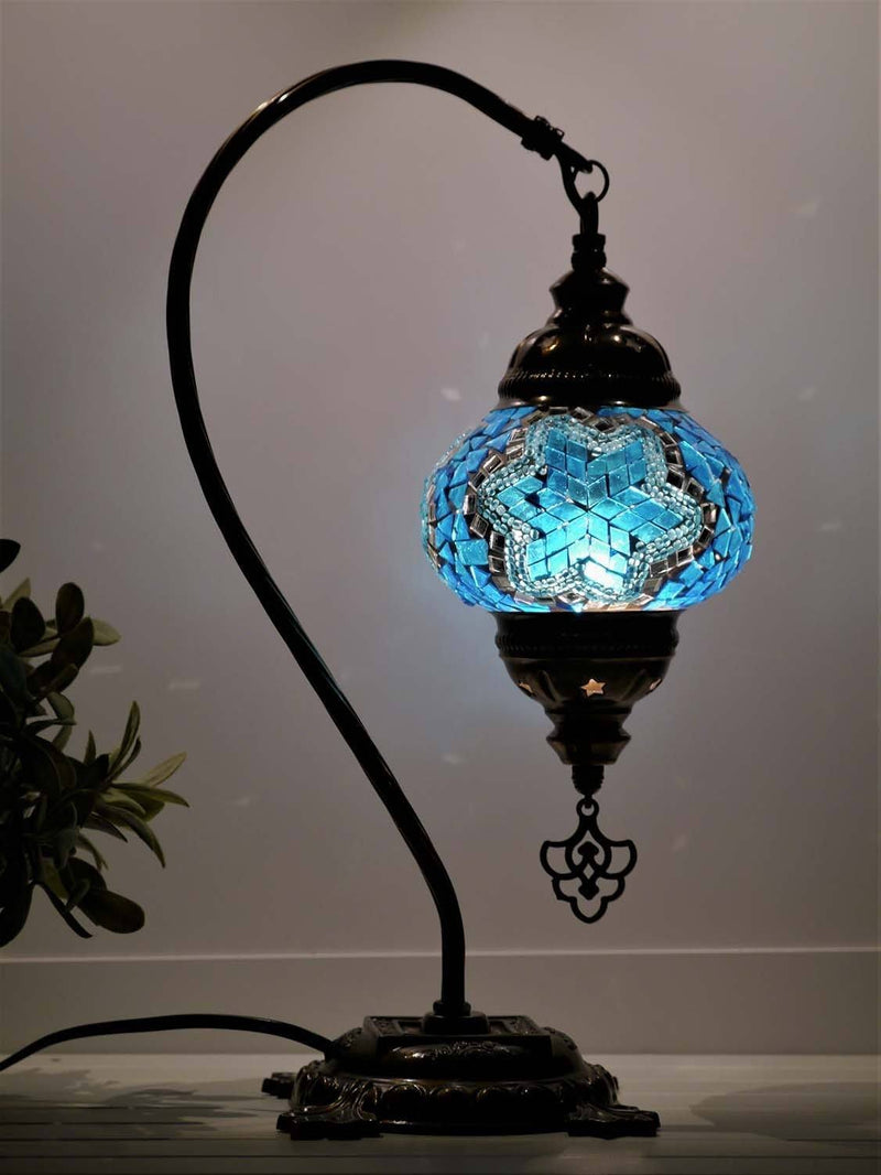turkish lamp aqua colour australia