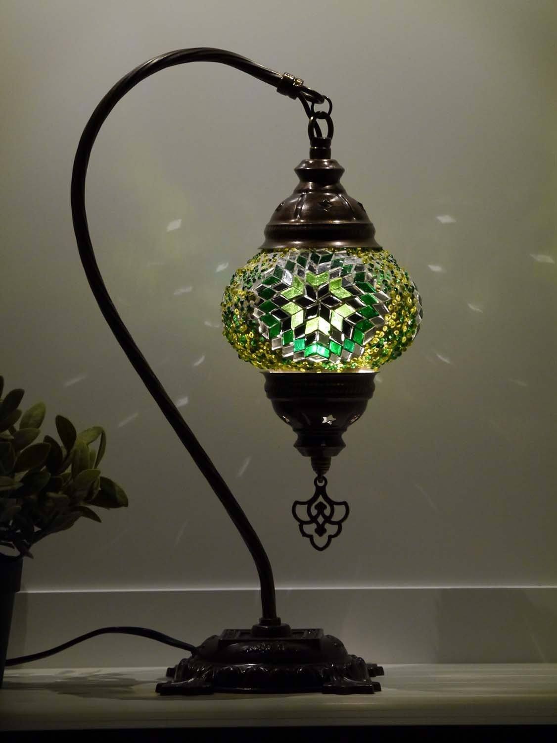 turkish lamps green colour australia