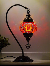 turkish lamps orange red colour australia