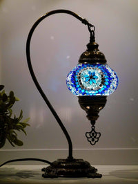 turkish lamps blue colour australia