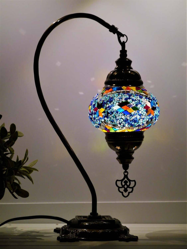 turkish lamps blue colour australia