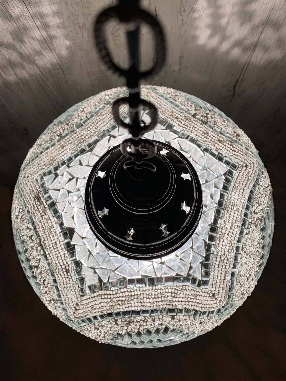 Turkish Ceiling Light Clear White Star 