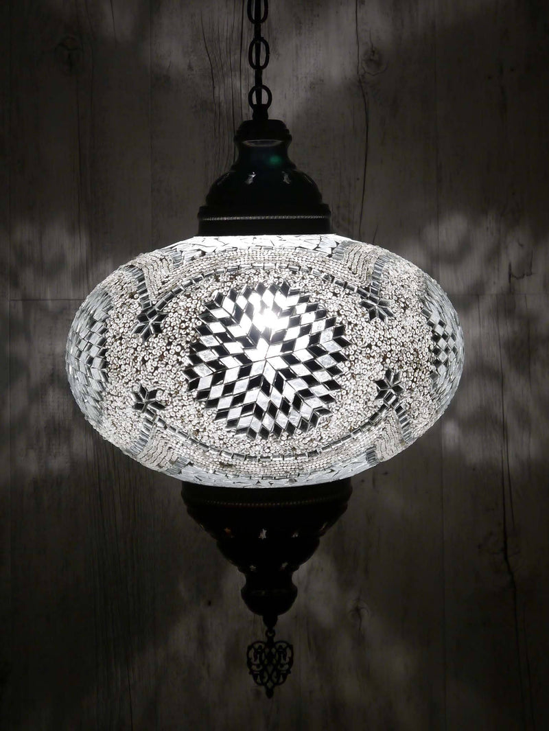 Turkish Ceiling Light Clear White Star 