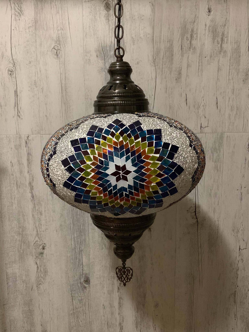 Turkish Ceiling Light Multicoloured Star B5