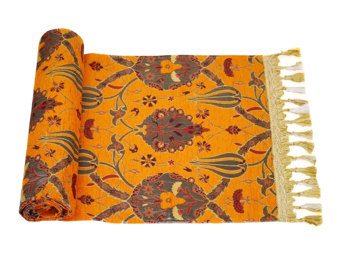 Turkish Table Runner Orange Colour