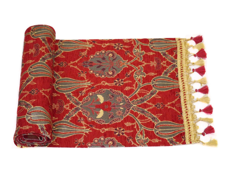 Turkish Table Runner Red Colour