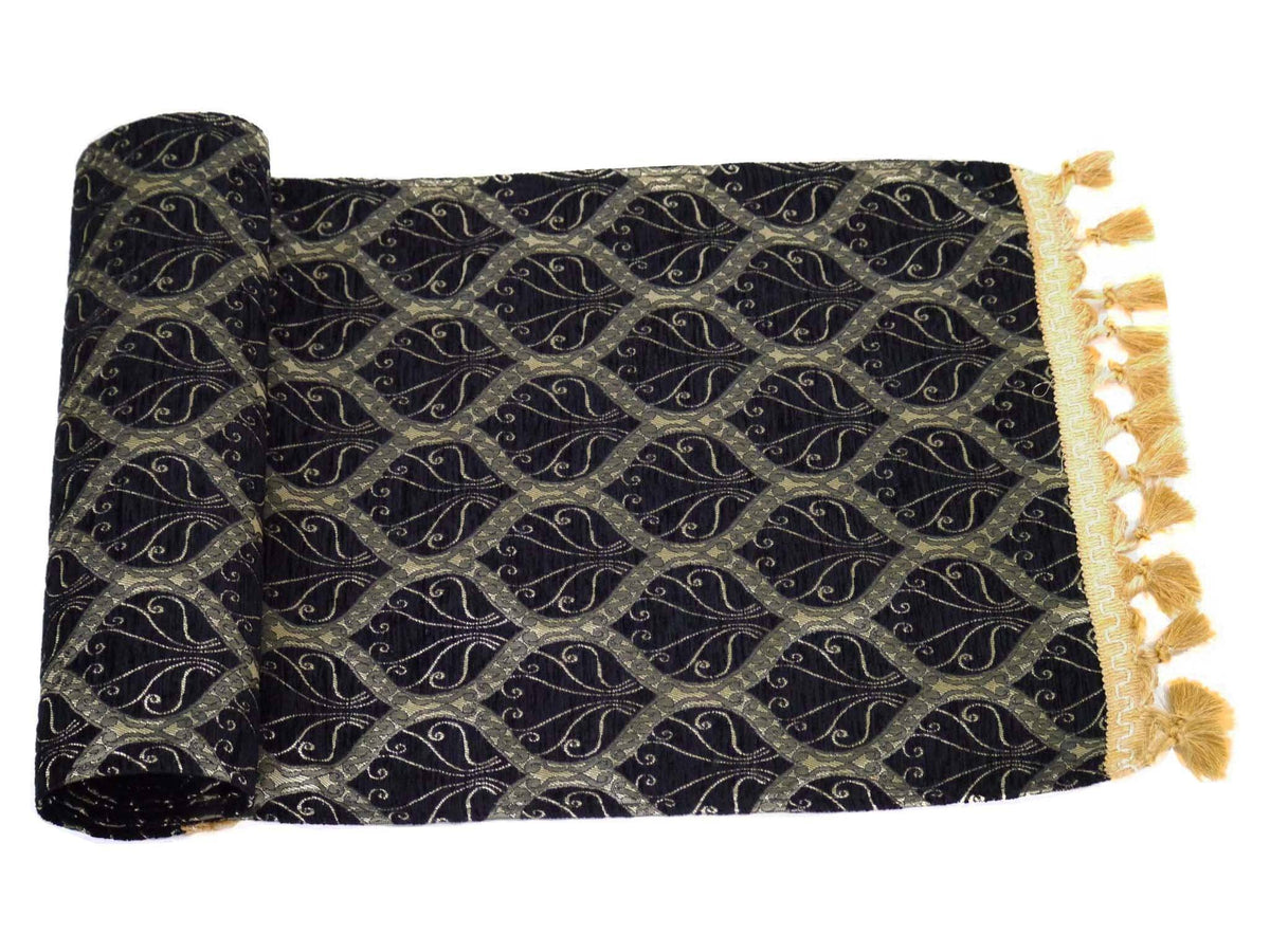 Turkish Table Runner Black Colour