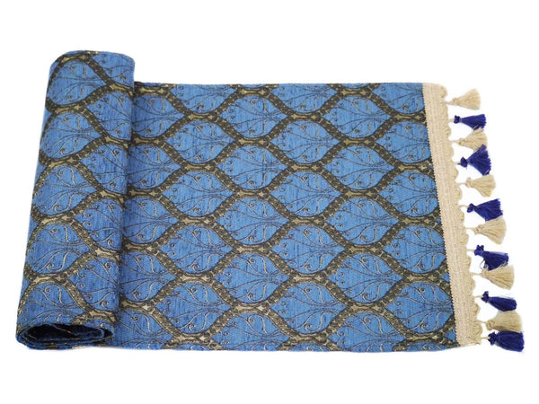 Turkish Table Runner Blue Colour