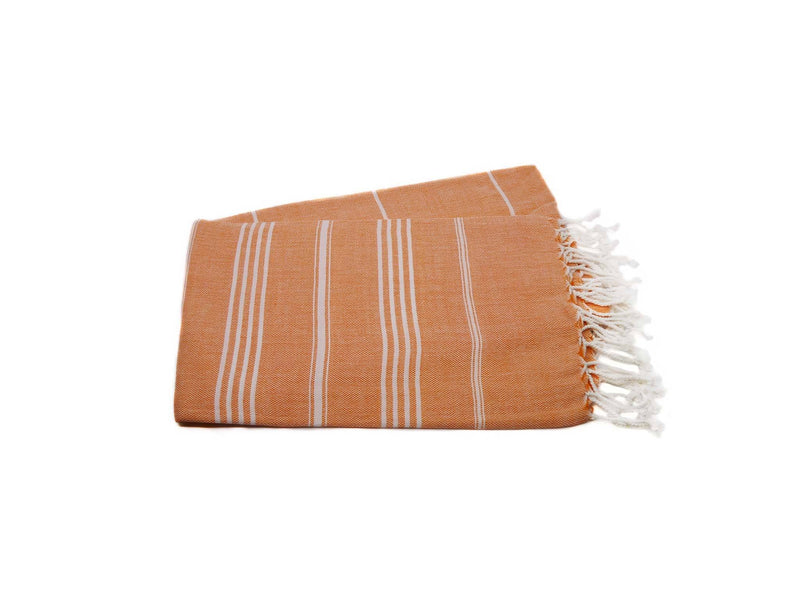Turkish Beach Towels Orange Colour