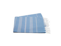 Turkish Towel Classic Striped Sky Blue