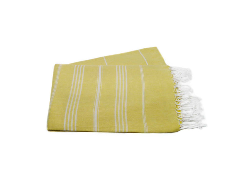 Turkish Beach Towels Yellow Colour