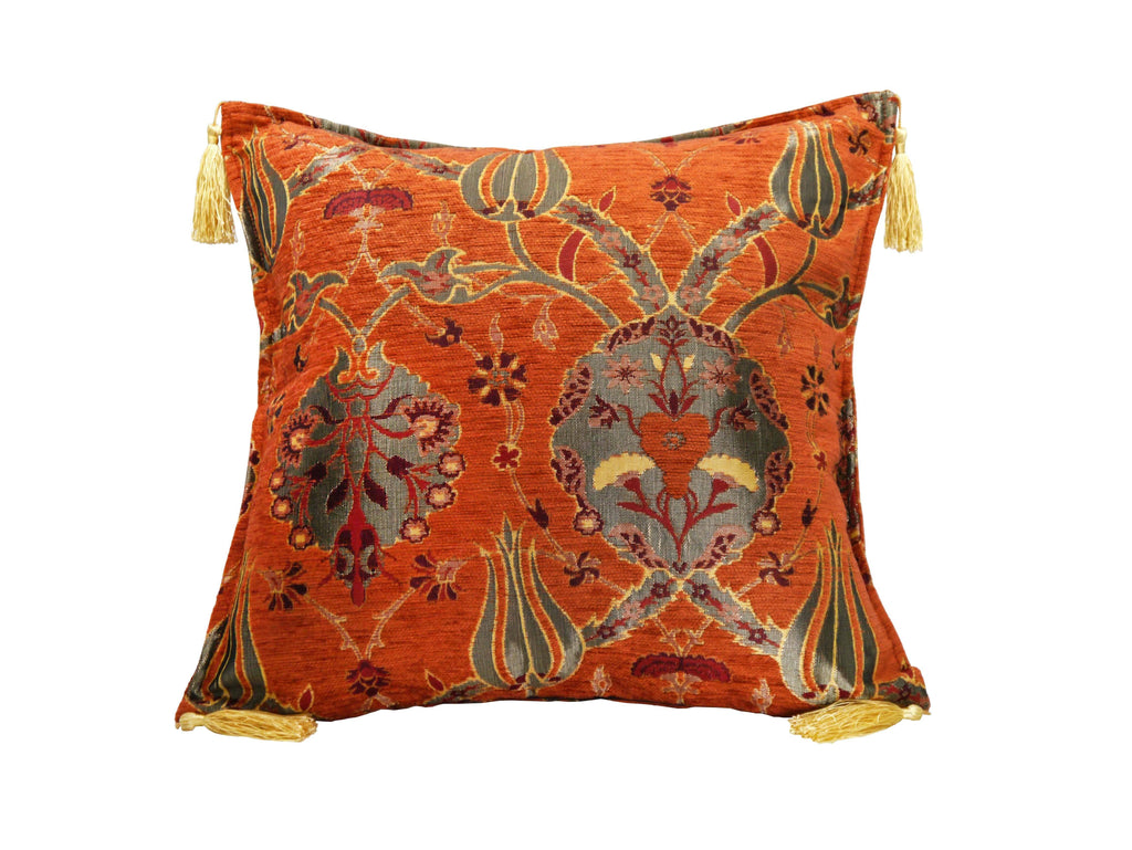 Turkish Cushion Cover Rusty Orange