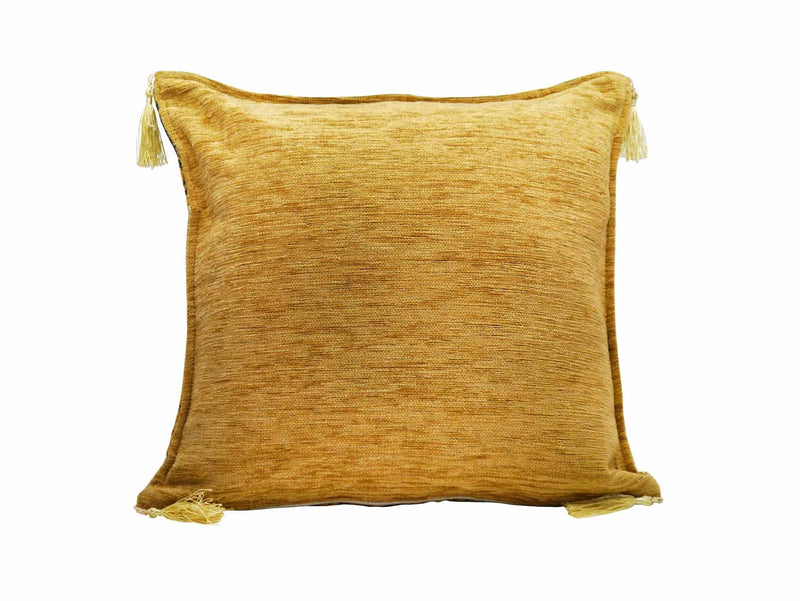 Turkish Cushion Cover New Ottoman Golden Brown