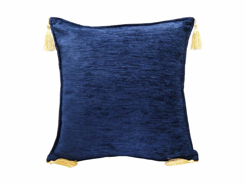 Turkish Cushion Cover Suzani Blue