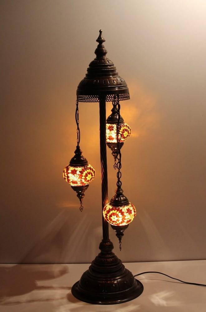 turkish floor standing lamp brown colour