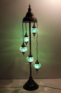 Turkish floor standing lamp green Australia