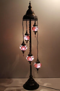 Turkish floor standing lamp red Australia