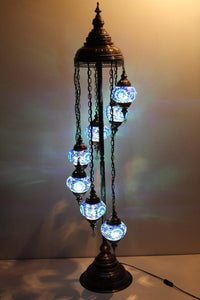 Turkish floor standing lamp blue Australia
