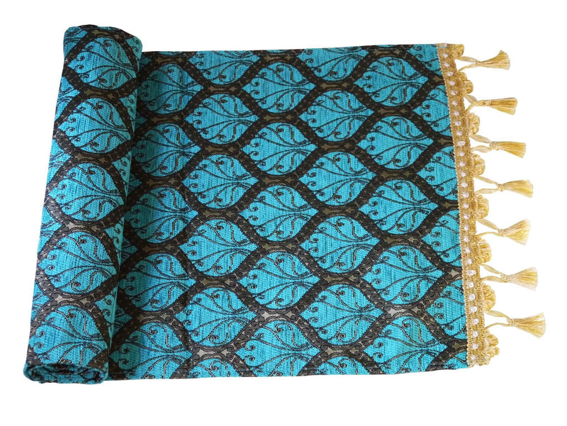 Turkish Table Runner Turquoise Colour