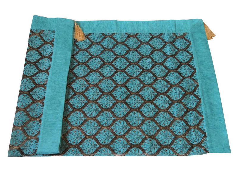Turkish tablecloths turquoise colour