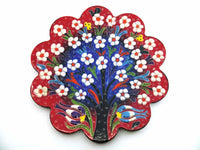 Turkish Trivet Tree of Life Red colour
